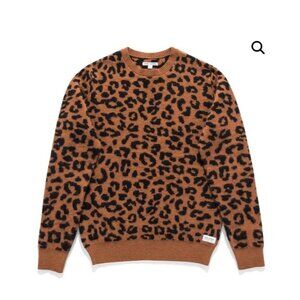 BANKS JOURNAL Wilder Men's Pullover Sweater Leopard Print
